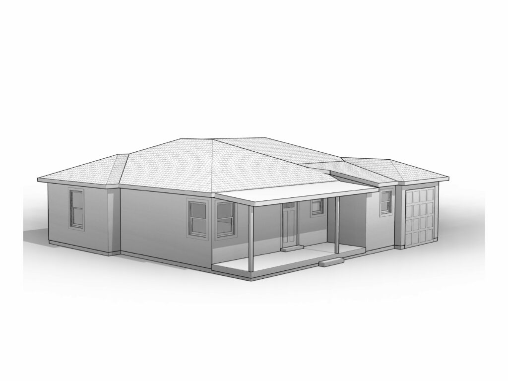Altamirano House Plan 3D