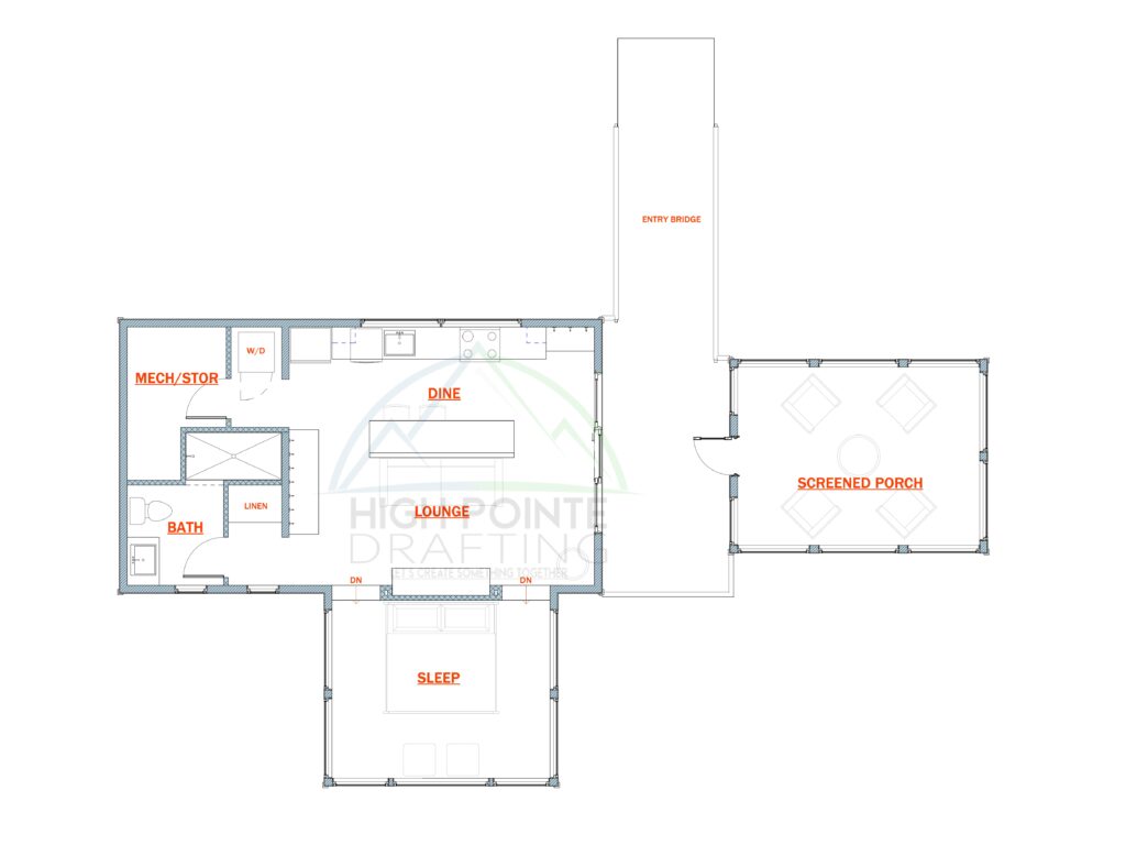 DamFive Cabin Plan