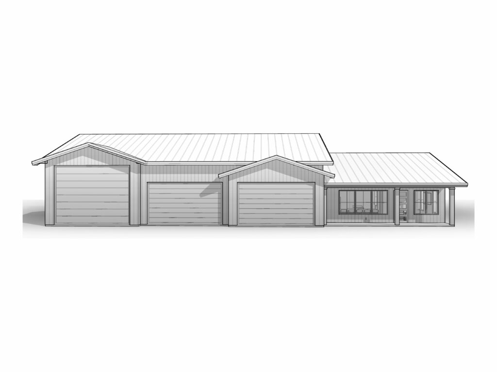 Garage-ADU Plan 3D
