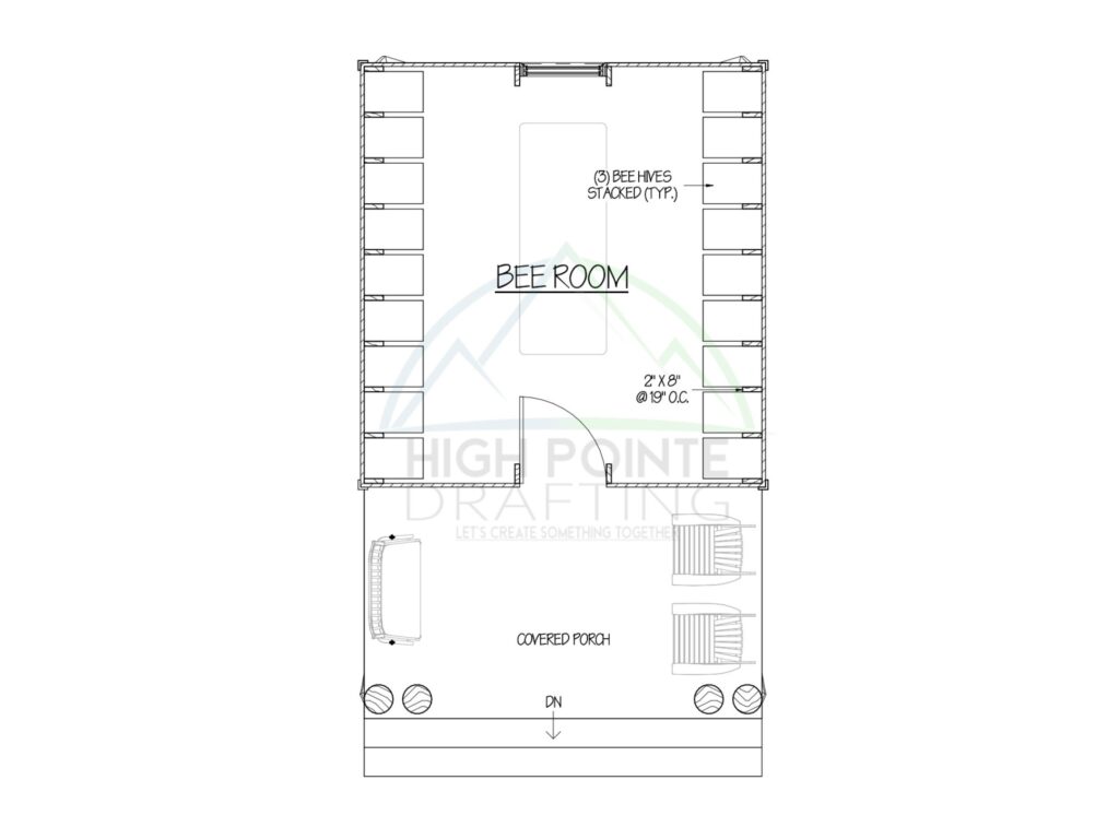 Garden Folly House Plan