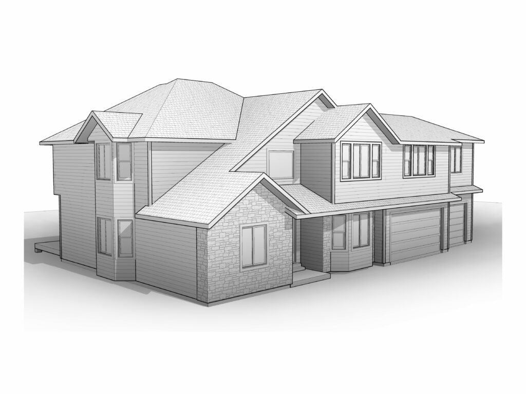 Goldberg House Plan 3D