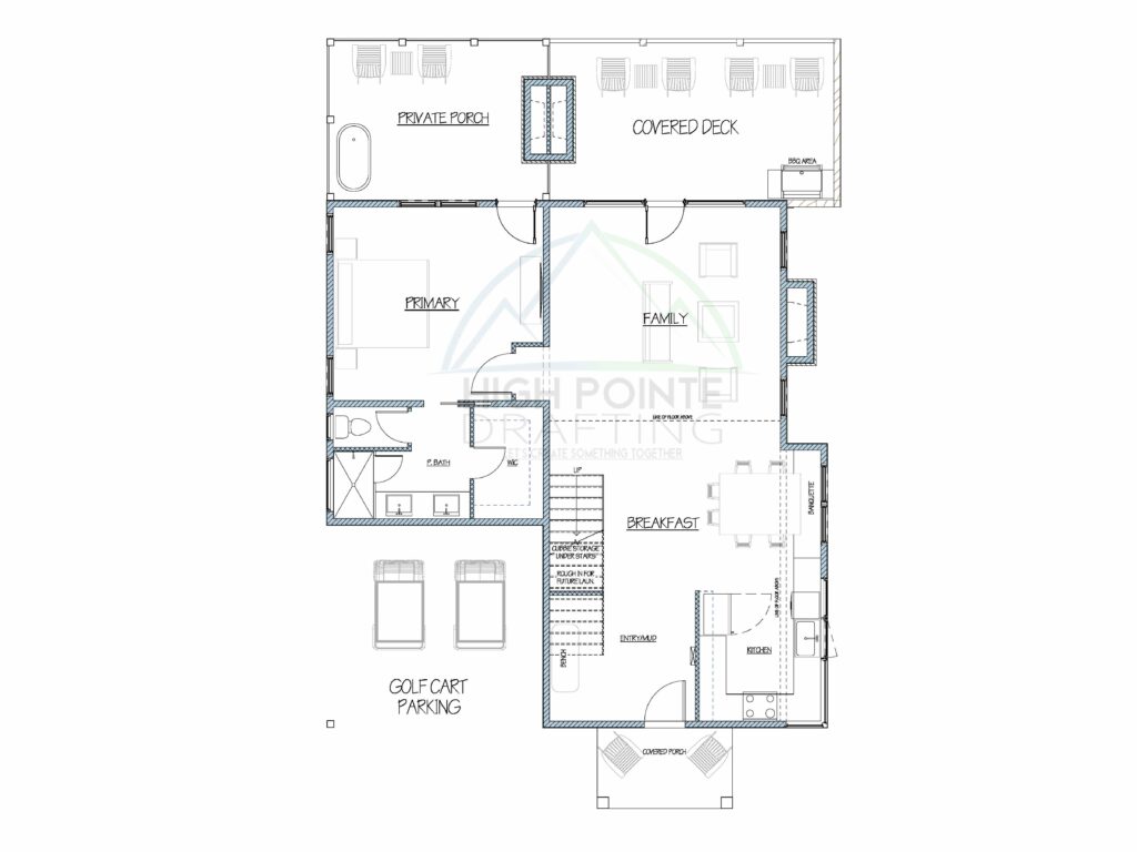 Hilltop Guest House Plan