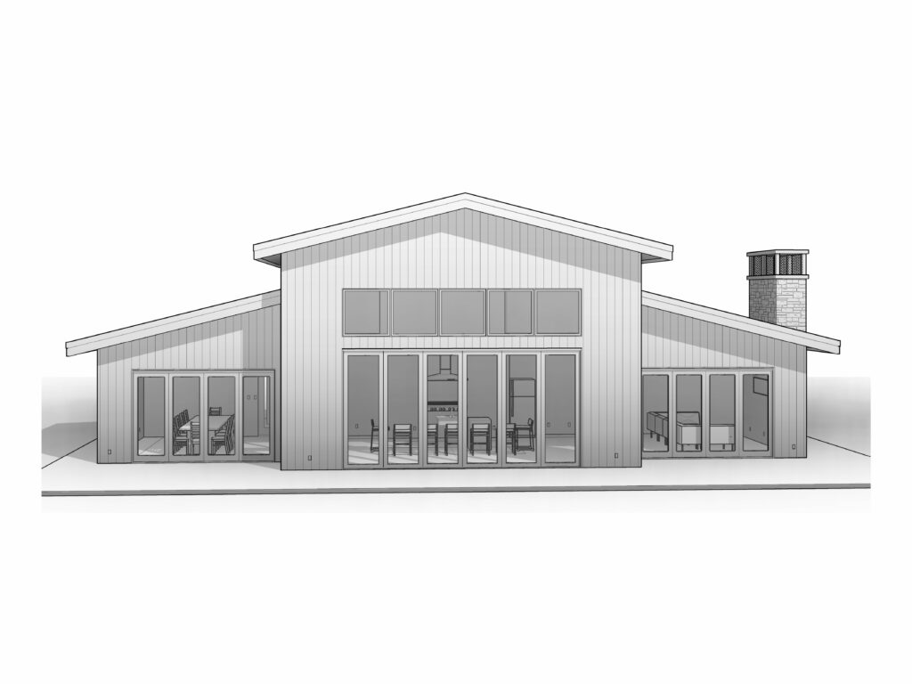 Outdoor Kitchen Plan 3D