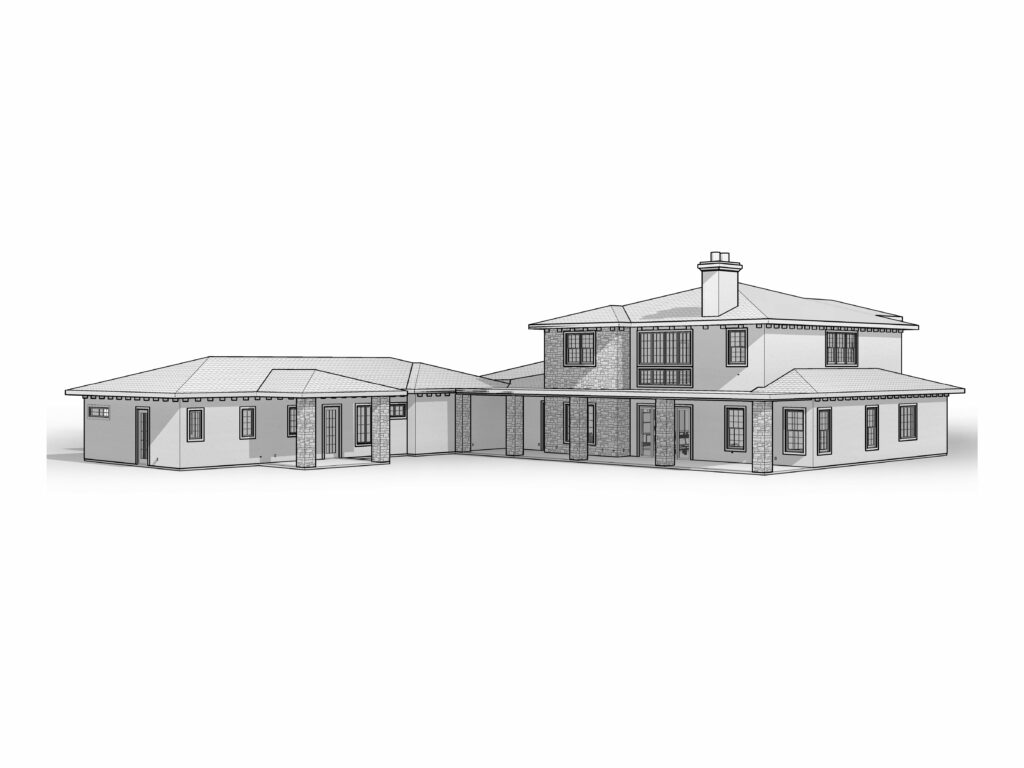 Thompson House Plan 3D