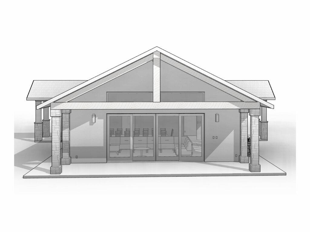 Tibbs-Brewer House Plan 3D