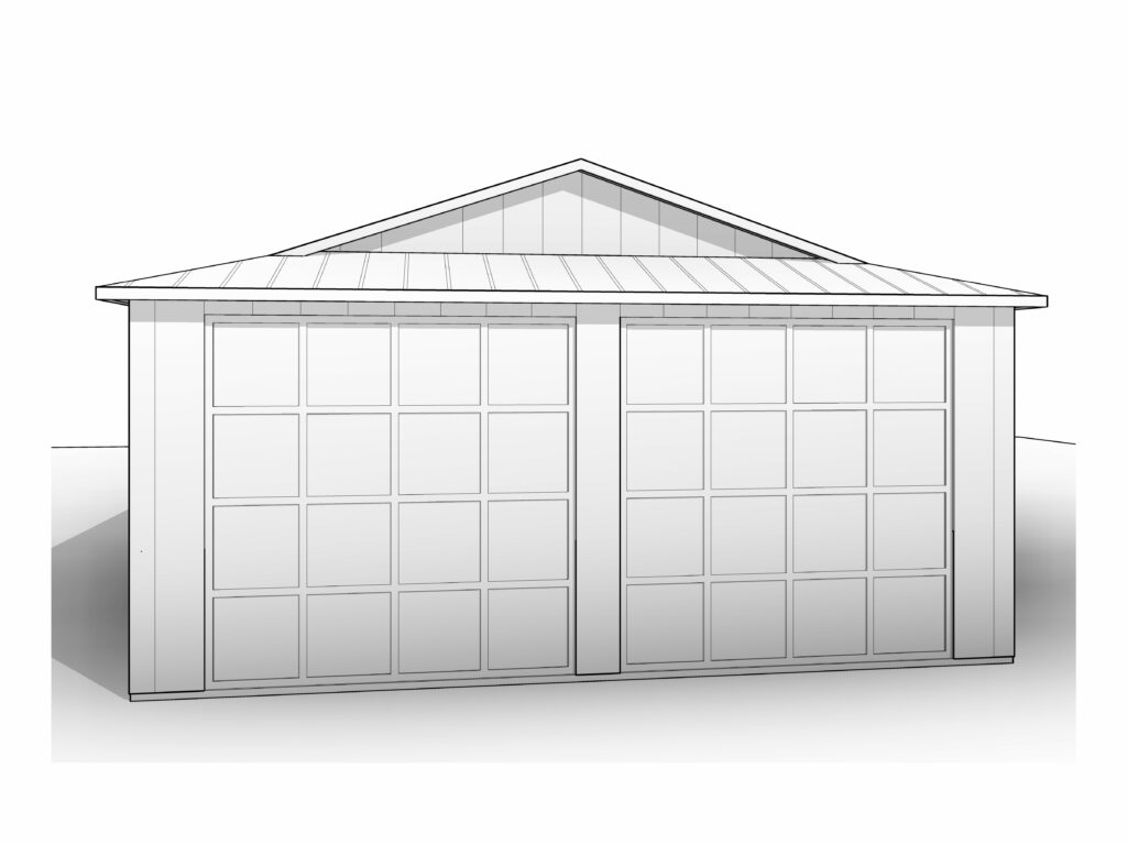 Womack Garage Plan 3D